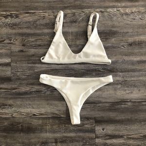 Zaful white bikini